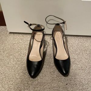 Cole Haan wedge heels with ankle strap